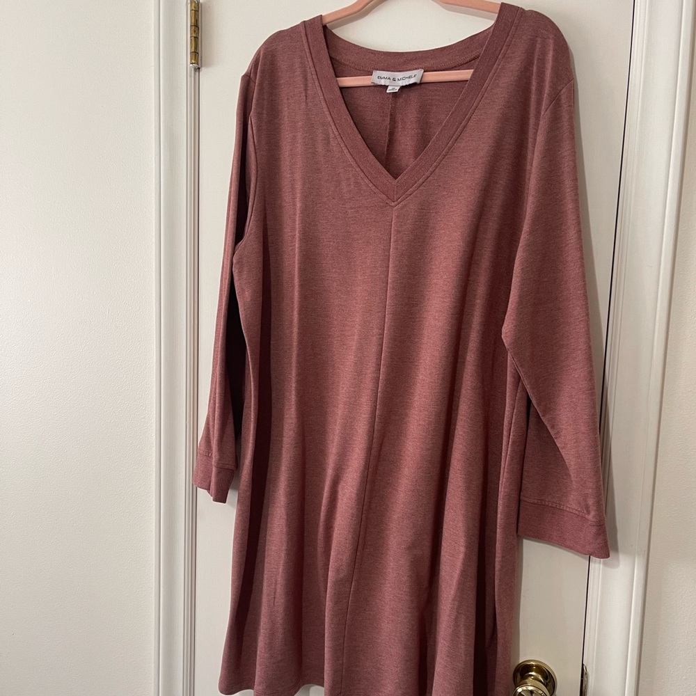 Warm mini dress